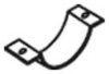 VOLVO 3123214 Clamp, exhaust system